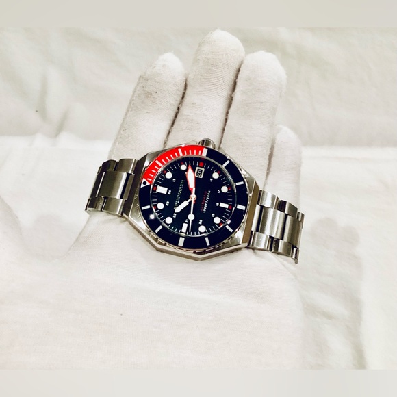 Spinnaker Dumas Automatic Soda Blue Watch SP-5081-JJ 44mm Dive Watch - Picture 12 of 16